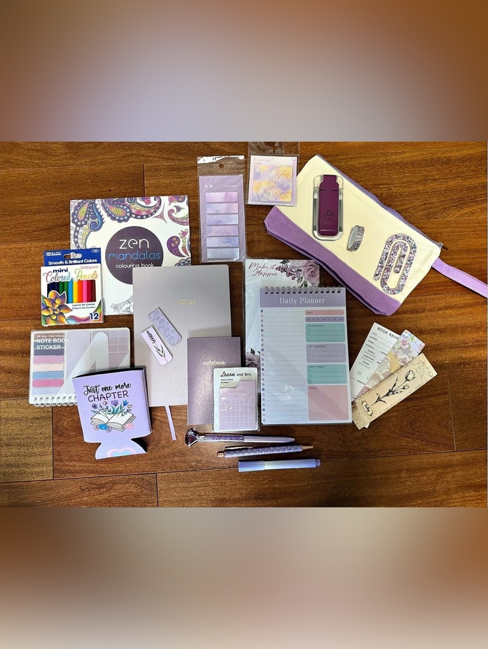 Lovely Lavender Stationery Set NWT